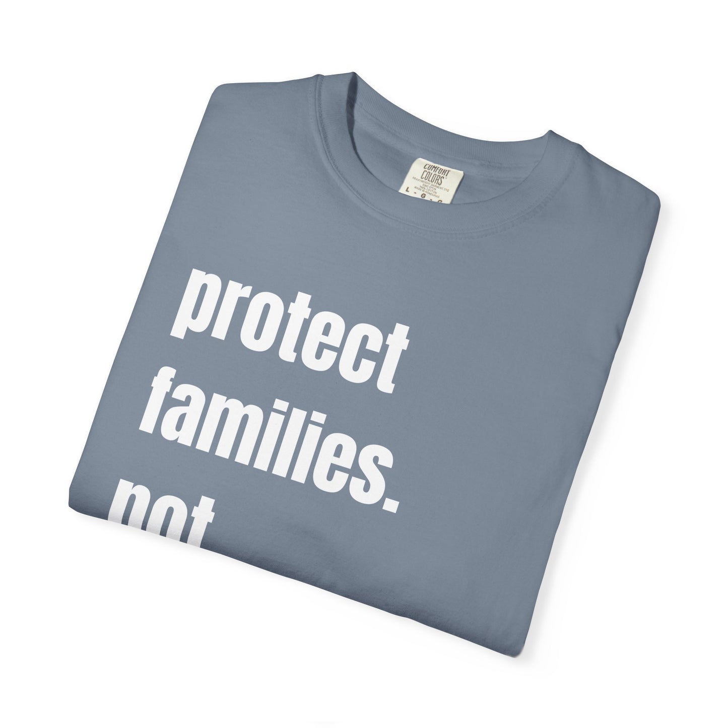 Protect Families Not Files | Community Action Tee