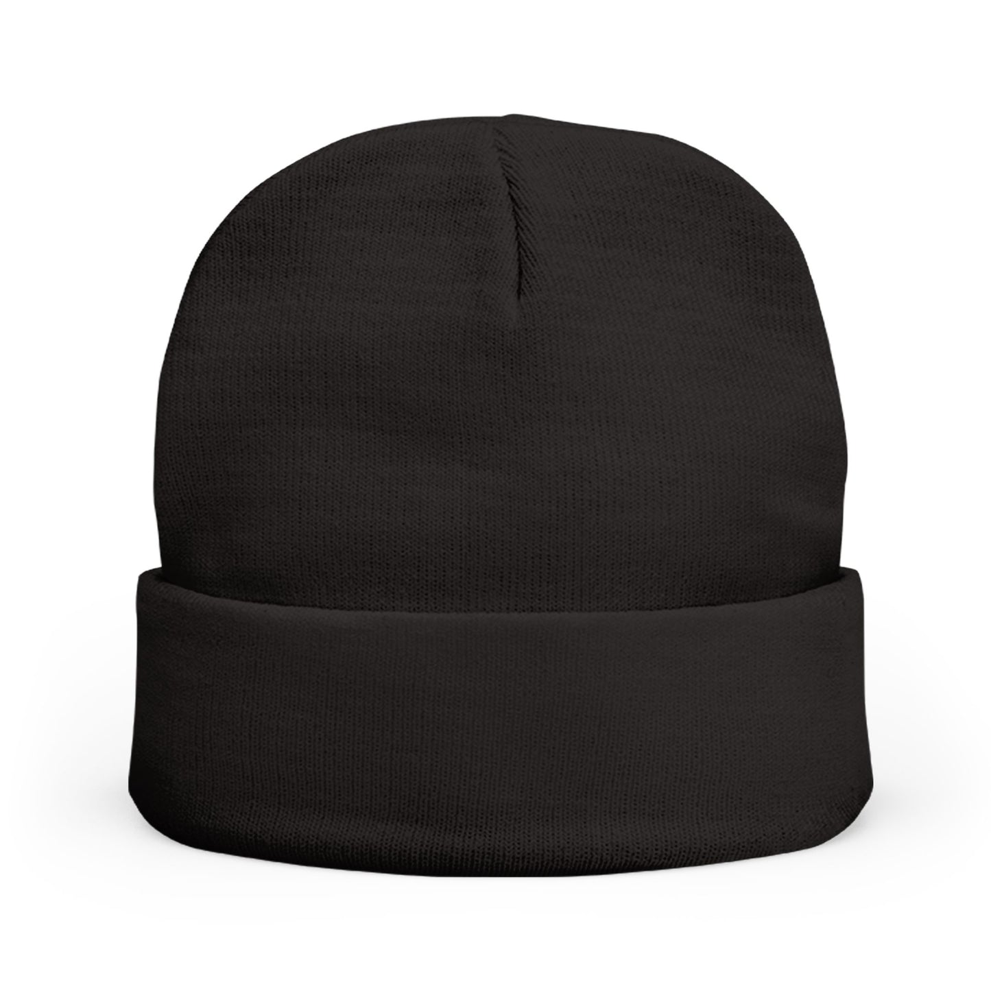 Embroidered "Not Sick" Knit Beanie — Streetwear Cuffed Winter Hat