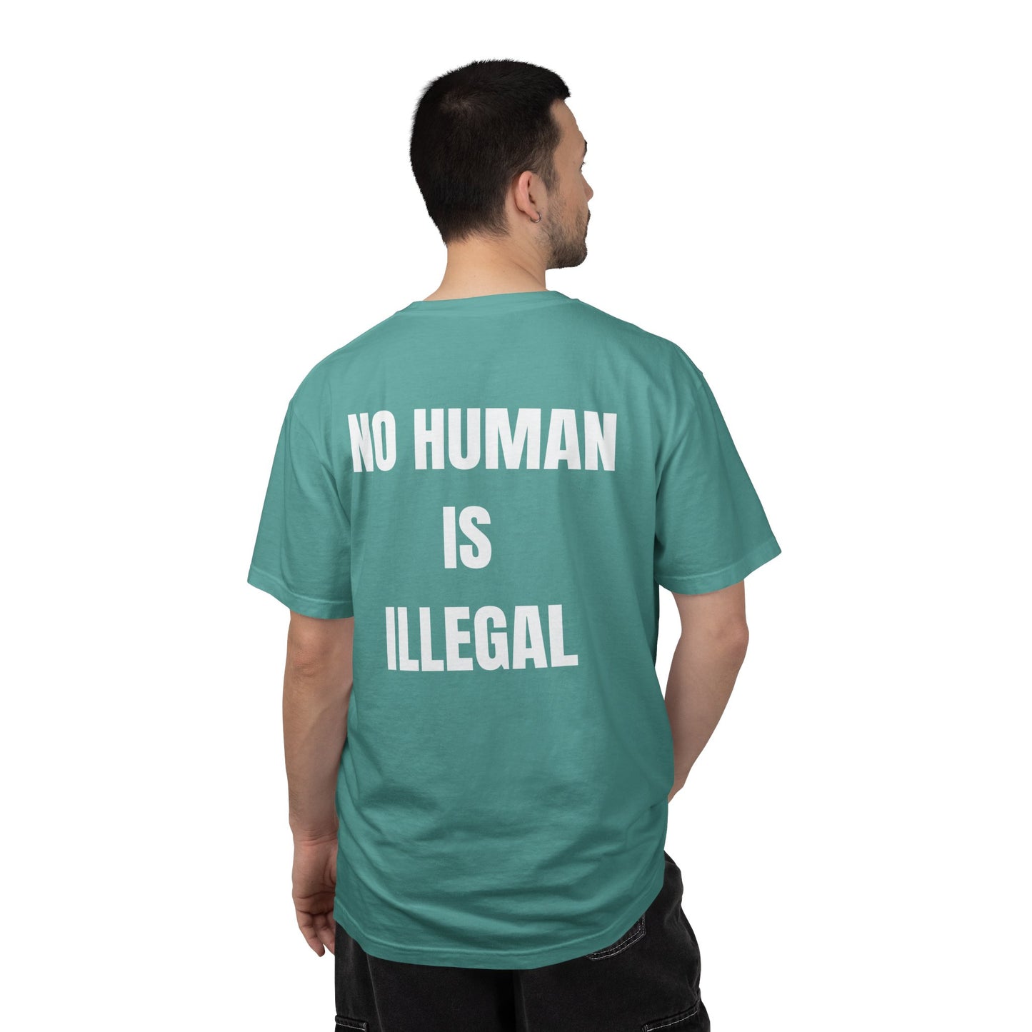 No Human is Illegal - Migrant Lover | Community Action Tee