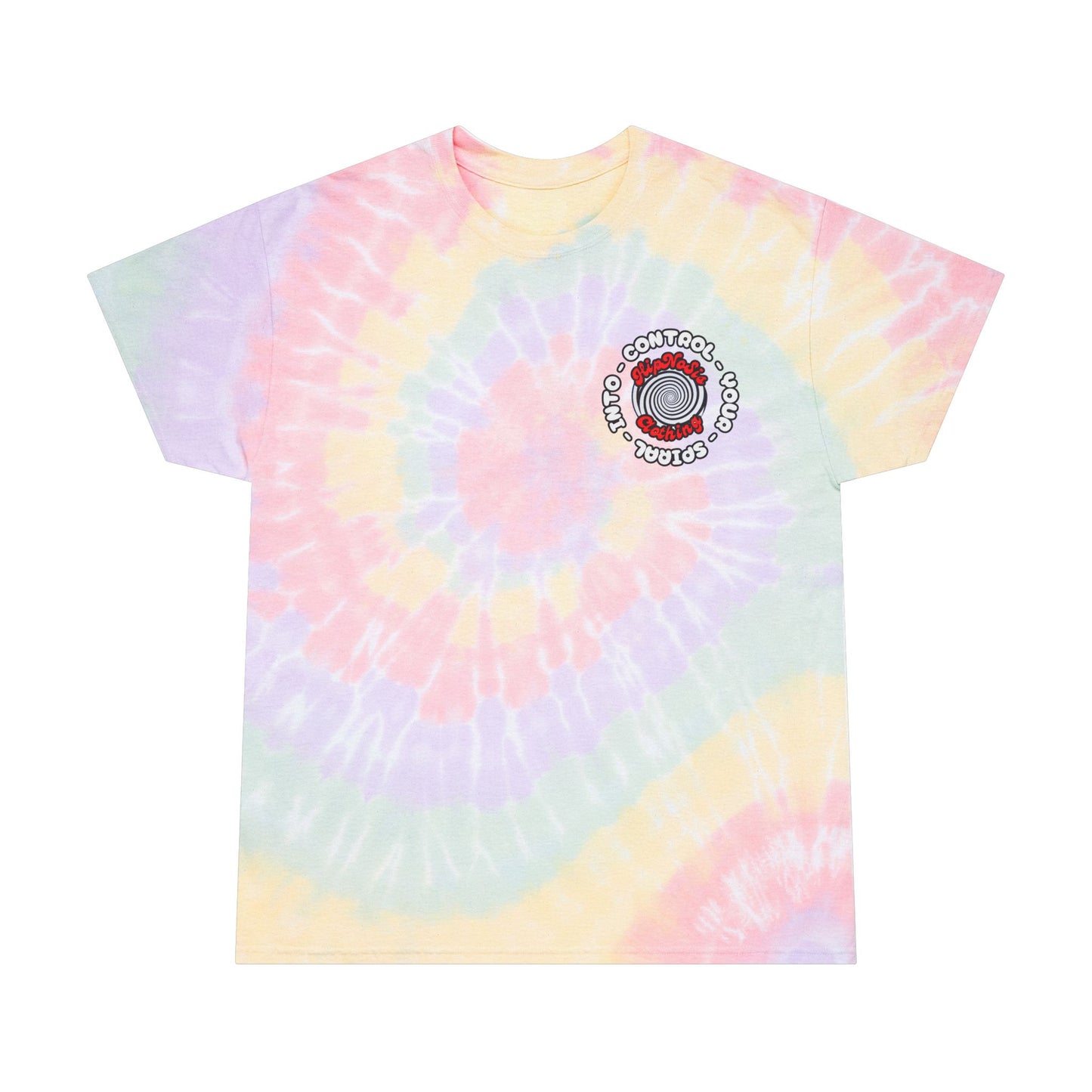 Spiral Tie-Dye Tee - Pastel Vibes, Fun Graphic Design