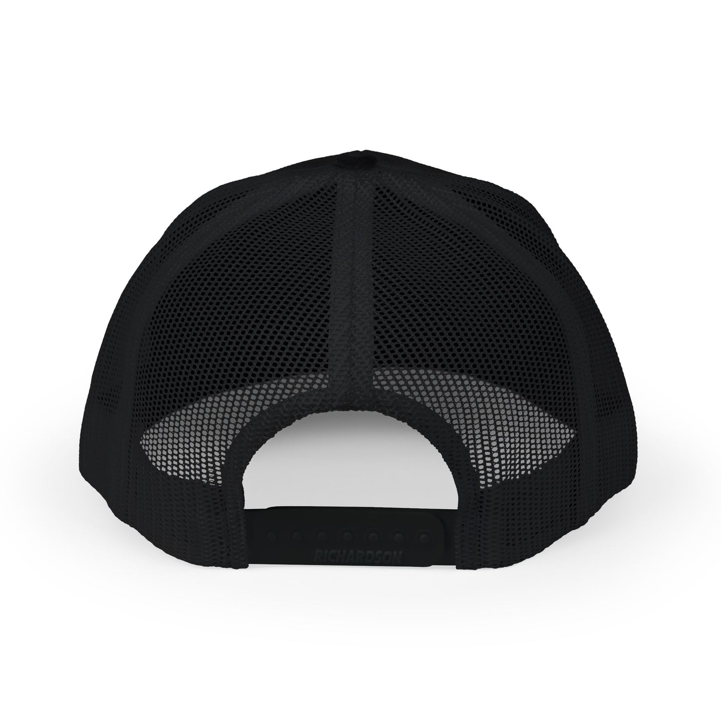 Not Sick Collective Embroidered Trucker Hat — Black & White Snapback