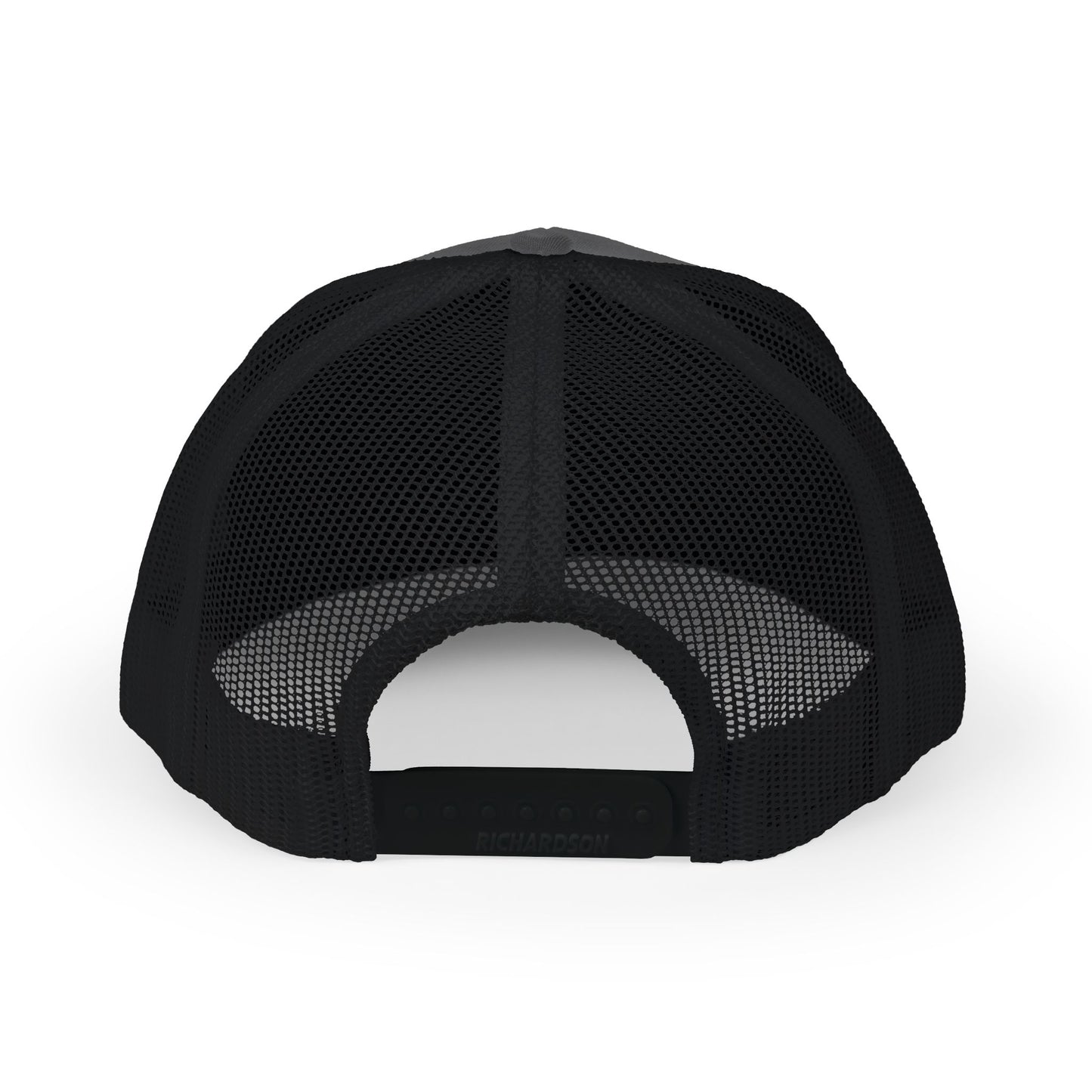 Not Sick Collective Embroidered Trucker Hat — Black & White Snapback