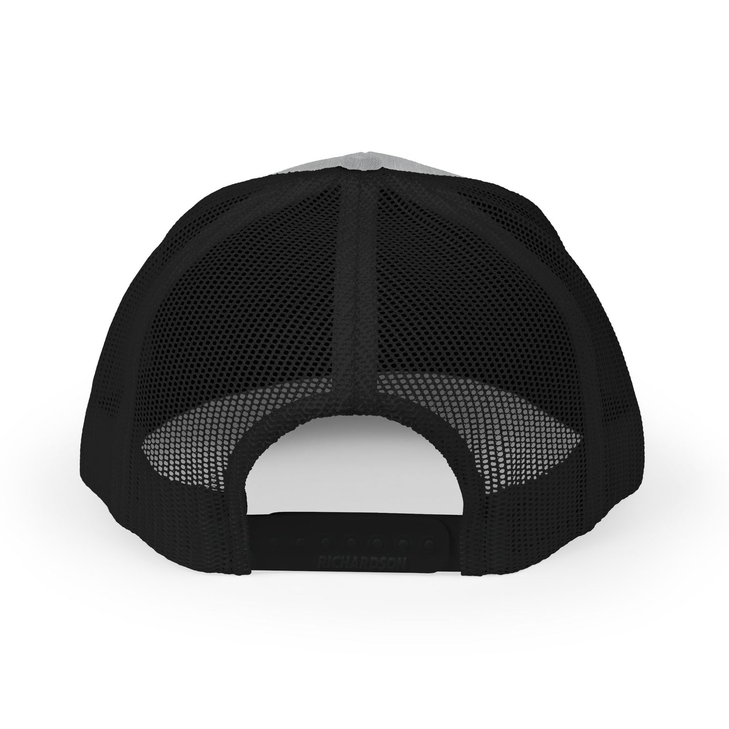 Not Sick Collective Embroidered Trucker Hat — Black & White Snapback