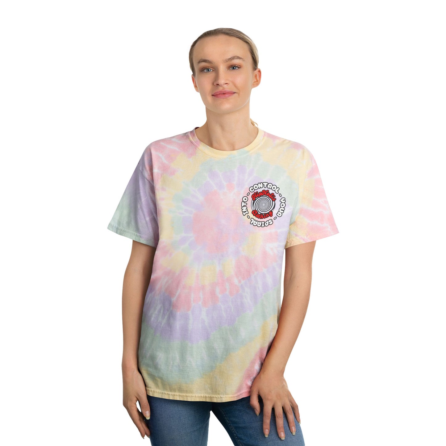 Spiral Tie-Dye Tee - Pastel Vibes, Fun Graphic Design
